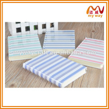 Stripe notebook, best seller school a4, a5 capa dura notebook